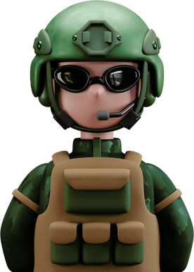 Avatar Soldier 3D Icon